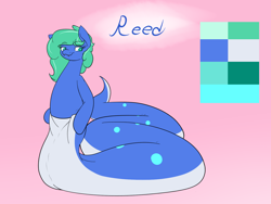 Size: 1600x1200 | Tagged: safe, artist:hartenas, oc, oc only, original species, snake, snake pony