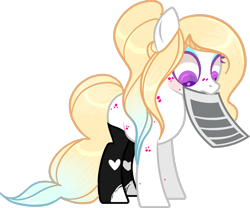 Size: 1280x1065 | Tagged: safe, artist:frostwyrmsfury, oc, oc:imperial lace, earth pony, pony, female, mare, mouth hold, paper, simple background, solo, transparent background