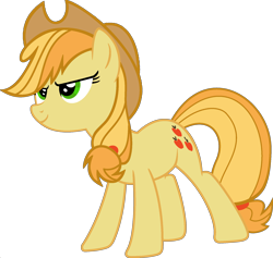 Size: 1920x1823 | Tagged: safe, artist:daringdashie, derpibooru import, edit, applejack, braeburn, earth pony, pony, fusion, palette swap, ponyar fusion, recolor, simple background, solo, transparent background, vector, vector edit