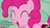 Size: 1280x720 | Tagged: safe, derpibooru import, edit, edited screencap, screencap, pinkie pie, earth pony, pony, newbie dash, cute, diapinkes, implied button mash, implied cream heart, punctuation error, relieved, speech, talking