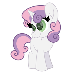 Size: 1500x1500 | Tagged: safe, artist:ponkus, sweetie belle, pony, unicorn, cute, diasweetes, female, filly, mare, simple background, solo, transparent background