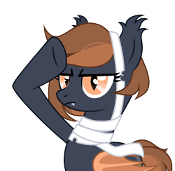 Size: 4000x3900 | Tagged: safe, artist:alfury, artist:starshade, oc, bat pony, pony, base used, female, high res, mare, simple background, solo, transparent background