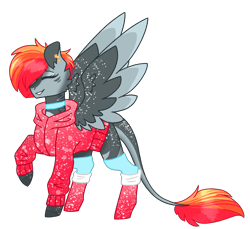 Size: 3336x3059 | Tagged: safe, oc, oc only, oc:crazy looncrest, pegasus, pony, simple background, solo, transparent background