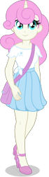 Size: 1263x4500 | Tagged: safe, artist:limedazzle, twinkleshine, equestria girls, clothes, equestria girls-ified, horn, purse, shirt, simple background, skirt, solo, transparent background