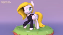 Size: 1600x900 | Tagged: safe, artist:regendary, oc, pegasus, pony, 3d, clothes, female, mare, solo