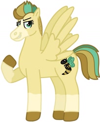 Size: 1207x1479 | Tagged: safe, artist:kindheart525, oc, oc only, oc:trailblazer, pegasus, auraverse, offspring, parent:lightning dust, parent:snails, parents:snailsdust