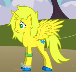 Size: 542x512 | Tagged: safe, artist:franciska1991, oc, oc:sky flower, alicorn, pony creator, alicorn oc, horn, solo, wings