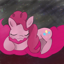 Size: 1700x1700 | Tagged: safe, artist:guatergau5, derpibooru import, pinkie pie, earth pony, pony, eyes closed, sleeping