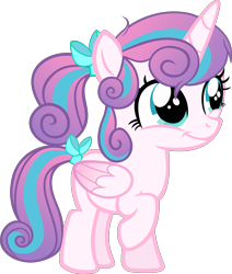 Size: 4287x5045 | Tagged: safe, artist:tales-fables, princess flurry heart, alicorn, pony, absurd resolution, female, filly, headcanon in the description, older, older flurry heart, simple background, solo, transparent background, vector