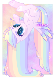Size: 1280x1798 | Tagged: safe, artist:m-00nlight, oc, pegasus, base used, colored wings, female, mare, multicolored wings, solo, wings