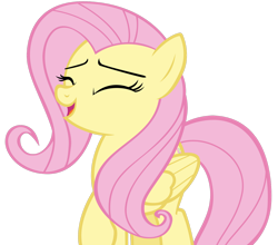 Size: 1280x1125 | Tagged: safe, artist:andoanimalia, derpibooru import, fluttershy, pegasus, pony, what about discord?, cute, laughing, shyabetes, simple background, transparent background, vector