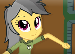 Size: 1006x720 | Tagged: safe, artist:grapefruitface1, derpibooru exclusive, daring do, equestria girls, base used, combat, looking at you, punch