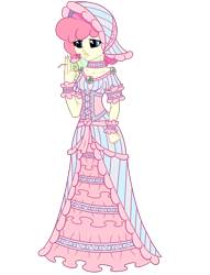 Size: 1700x2227 | Tagged: safe, artist:j053ph-d4n13l, oc, oc only, oc:cheery candy, oc:cheery meadows, equestria girls, alternate universe, choker, clothes, commission, dress, equestria girls-ified, female, flower, hat, multicolored hair, rainbow hair, rose, simple background, transparent background