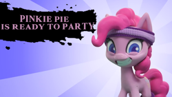 Size: 1920x1080 | Tagged: safe, derpibooru import, edit, edited screencap, screencap, pinkie pie, earth pony, pony, my little pony: pony life, my little pony: stop motion short, pinkie pie wants to play, female, looking at you, mare, solo, stop motion, super smash bros.