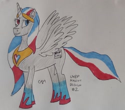 Size: 1280x1127 | Tagged: safe, artist:rapidsnap, oc, oc only, alicorn, alicorn oc, solo, traditional art