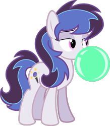 Size: 5313x6102 | Tagged: safe, artist:digimonlover101, oc, oc:musical melody, earth pony, pony, absurd resolution, bubblegum, female, food, gum, magical lesbian spawn, mare, offspring, parent:octavia melody, parent:vinyl scratch, parents:scratchtavia, simple background, solo, transparent background, vector