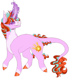 Size: 1920x2178 | Tagged: safe, artist:sleepy-nova, oc, oc:gamma ray, pony, unicorn, female, magic, mare, offspring, parent:starlight glimmer, parent:sunburst, parents:starburst, simple background, solo, transparent background