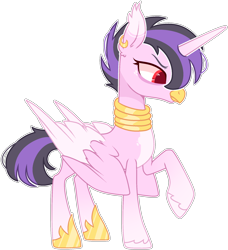 Size: 1890x2070 | Tagged: safe, artist:kurosawakuro, oc, alicorn, hippogriff, simple background, solo, transparent background