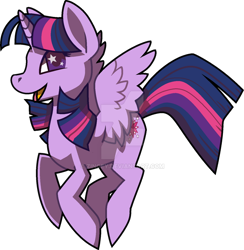 Size: 1024x1050 | Tagged: safe, artist:zingey, derpibooru import, twilight sparkle, twilight sparkle (alicorn), alicorn, pony, cute, deviantart watermark, female, mare, obtrusive watermark, open mouth, profile, simple background, solo, spread wings, starry eyes, transparent background, twiabetes, watermark, wingding eyes, wings