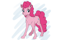 Size: 1500x843 | Tagged: safe, artist:lilapudelpony, derpibooru import, pinkie pie, earth pony, pony, cute, diapinkes, ear fluff, female, leg fluff, mare, realistic horse legs, simple background, solo, transparent background