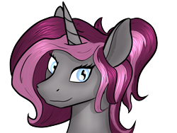 Size: 1600x1200 | Tagged: safe, artist:korenav, oc, oc only, oc:victoria vanity, unicorn, simple background, smiling, solo, transparent background