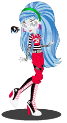 Size: 340x616 | Tagged: safe, artist:cookiechans2, artist:machakar52, undead, zombie, equestria girls, barely eqg related, base used, boots, clothes, converse, crossover, ear piercing, earring, equestria girls style, equestria girls-ified, fingerless gloves, ghoulia yelps, glasses, gloves, headband, high heel boots, high heels, jewelry, mattel, monster high, piercing, shoes