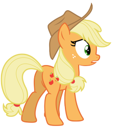 Size: 6532x7381 | Tagged: safe, artist:estories, derpibooru import, applejack, earth pony, pony, absurd resolution, butt, female, plot, simple background, solo, transparent background, vector