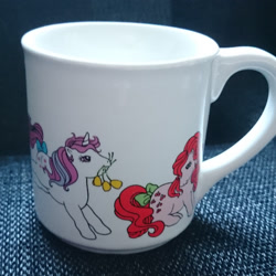 Size: 1947x1947 | Tagged: safe, photographer:kristina88, baby glory, cherries jubilee, g1, female, filly, merchandise, mug