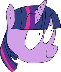 Size: 354x413 | Tagged: safe, artist:patrickbobsponge, derpibooru import, twilight sparkle, twilight sparkle (alicorn), alicorn, pony, head, simple background, solo, transparent background