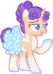 Size: 1200x1696 | Tagged: safe, artist:kurosawakuro, artist:pegasski, oc, oc only, pony, unicorn, base used, female, mare, offspring, parent:sweetie belle, parent:tender taps, parents:tenderbelle, simple background, solo, transparent background