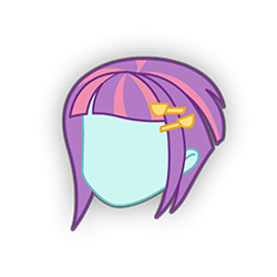 Size: 256x256 | Tagged: safe, sunny flare, equestria girls, equestria girls app, head, no face, simple background, solo, transparent background