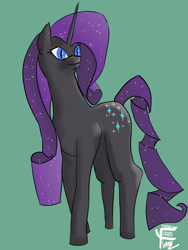 Size: 1500x2000 | Tagged: safe, artist:frostclaw, nightmare rarity, pony, atg 2020, newbie artist training grounds, simple background