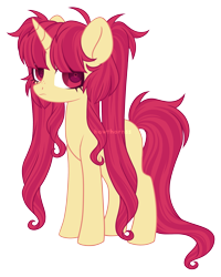 Size: 2271x2832 | Tagged: safe, artist:hawthornss, oc, oc only, oc:amai yume, pony, unicorn, female, freckles, long hair, long mane, looking at you, mare, pigtails, simple background, transparent background, twintails, watermark