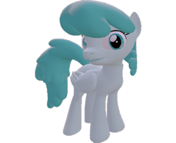 Size: 882x720 | Tagged: safe, artist:topsangtheman, spring melody, sprinkle medley, pegasus, pony, 3d, looking at you, simple background, solo, source filmmaker, transparent background