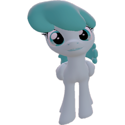 Size: 724x720 | Tagged: safe, artist:topsangtheman, spring melody, sprinkle medley, pegasus, pony, 3d, head tilt, looking at you, simple background, solo, source filmmaker, transparent background