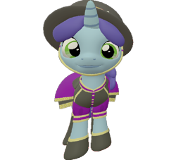 Size: 792x720 | Tagged: safe, artist:topsangtheman, spring rain, pony, unicorn, 3d, clothes, hat, looking at you, simple background, solo, source filmmaker, transparent background, uniform