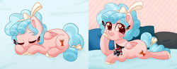 Size: 2000x783 | Tagged: safe, artist:fannytastical, cozy glow, lord tirek, centaur, pegasus, pony, cozybetes, cute, female, filly, foal, merchandise, plushie, preorder, sleeping, smiling, solo