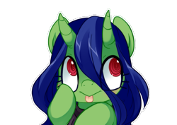 Size: 735x520 | Tagged: safe, artist:loyaldis, oc, oc:eda, demon, demon pony, original species, alternate color palette, colt quest, simple background, transparent background