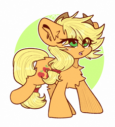 Size: 2000x2200 | Tagged: safe, artist:etoz, derpibooru import, applejack, earth pony, pony, chibi, female, freckles, mare, open mouth, simple background, sketch