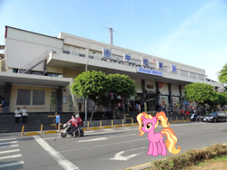 Size: 1140x856 | Tagged: safe, luster dawn, pony, irl, nissan, photo, ponies in real life, taiwan, zhongli