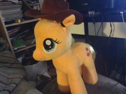 Size: 400x299 | Tagged: safe, artist:matthewbro1, derpibooru import, applejack, earth pony, pony, build-a-bear, photo, plushie, solo