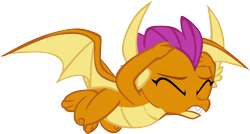 Size: 11128x5968 | Tagged: safe, artist:memnoch, smolder, dragon, cute, female, simple background, smolderbetes, solo, transparent background, vector