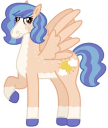 Size: 1261x1490 | Tagged: safe, artist:kindheart525, oc, oc:summer beauty, pegasus, auraverse, offspring, parent:applejack, parent:soarin', parents:soarinjack