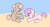 Size: 5426x2960 | Tagged: safe, artist:parfait, oc, oc only, oc:kayla, oc:mary jane, earth pony, pegasus, pony, beach, bow, bucket, duo, female, filly, kayry, lesbian, lying down, oc x oc, pigtails, playing, sand, sandcastle, shipping, sitting, sky, small wings, surprised, tail bow, tongue out, wings, young