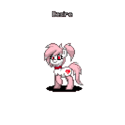 Size: 400x400 | Tagged: safe, oc, oc only, oc:desire, pony, animated, female, pixel art, pony oc, pony town, simple background, solo, sprite, transparent background
