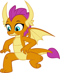 Size: 4843x5887 | Tagged: safe, artist:memnoch, smolder, cute, female, simple background, smolderbetes, solo, transparent background, vector