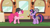 Size: 2000x1125 | Tagged: safe, derpibooru import, screencap, pinkie pie, twilight sparkle, unicorn twilight, earth pony, pony, unicorn, mmmystery on the friendship express, bag, bowler hat, bubble pipe, deerstalker, detective, duo, female, hat, lidded eyes, mare, pipe, puffy cheeks, raised hoof, saddle bag, sherlock holmes, watson