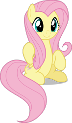 Size: 2920x4980 | Tagged: safe, artist:cencerberon, derpibooru import, fluttershy, pegasus, pony, discordant harmony, .svg available, cute, female, high res, mare, shyabetes, simple background, sitting, smiling, solo, transparent background, vector