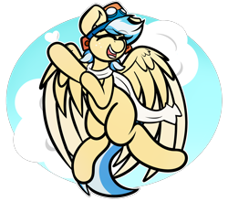 Size: 1800x1584 | Tagged: safe, artist:theawkwarddork, oc, oc:easy breezy, pegasus, pony, flying, simple background, solo, transparent background