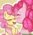 Size: 1600x1654 | Tagged: safe, artist:redheartponiesfan, derpibooru import, li'l cheese, pinkie pie, earth pony, pony, the last problem, blushing, cute, diapinkes, duo, eyes closed, female, foal, holding a pony, li'l cuteese, mare, mother and child, older, older pinkie pie, parent and child